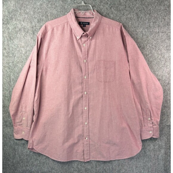 Daniel Cremieux Men's 2XB Red Shirt- Long Sleeve Button Up - Picture 1 of 8